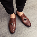 Bristol Leder Quasten Slipper