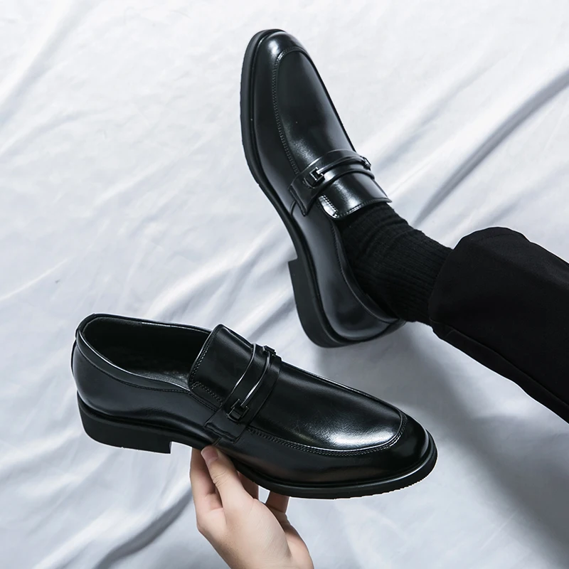 Bruno Italienische Leder Slipper