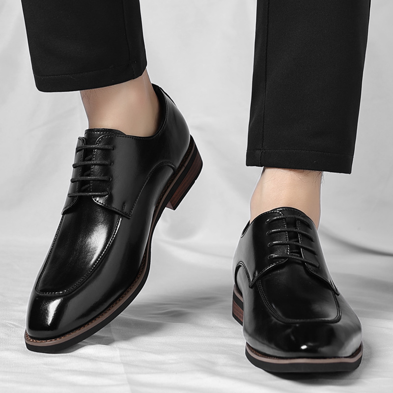 Riviera Echtleder Schnürschuhe