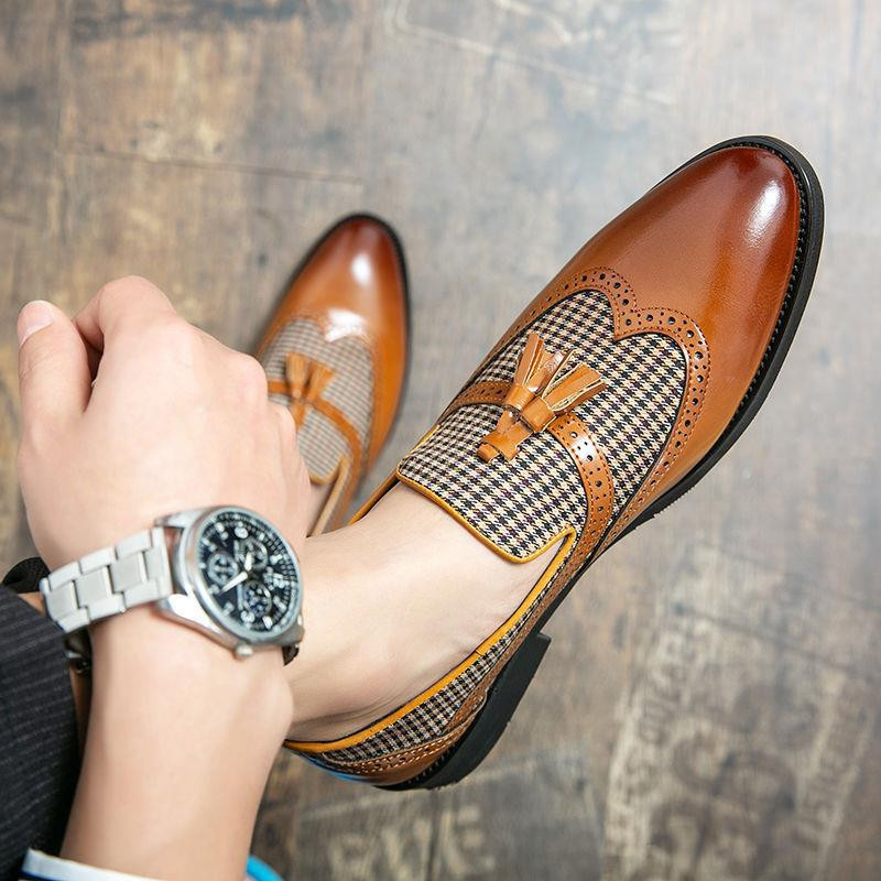 Gatsby Leder-Tassel-Loafers
