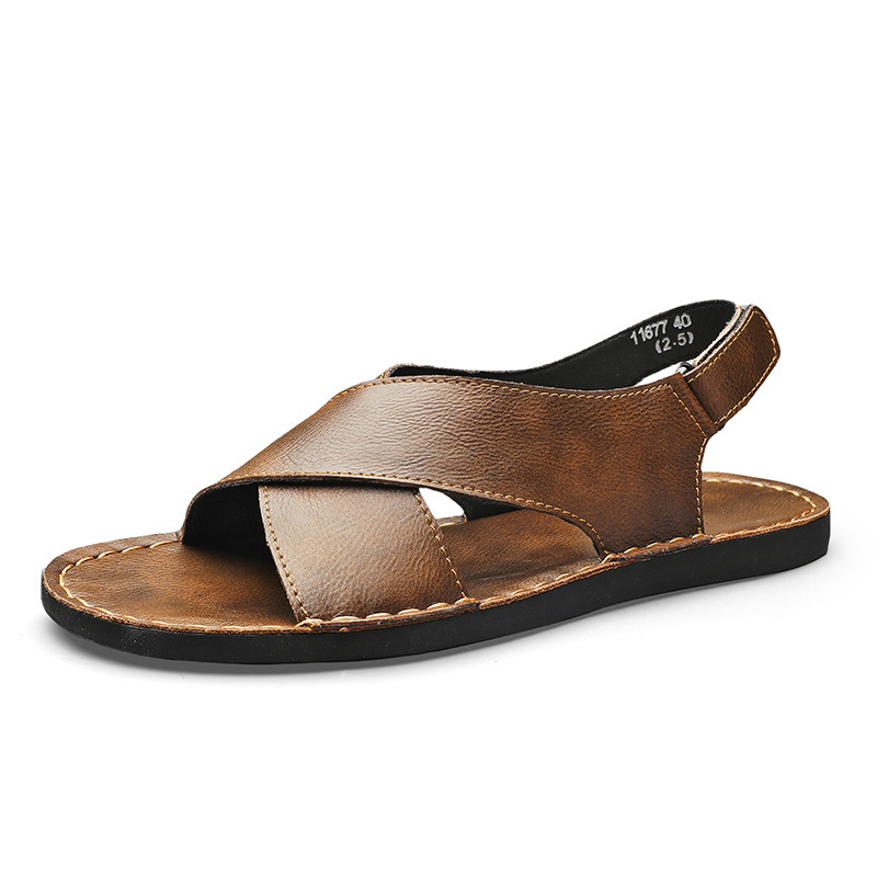 Pelle Italia Echtes Leder Sandalen