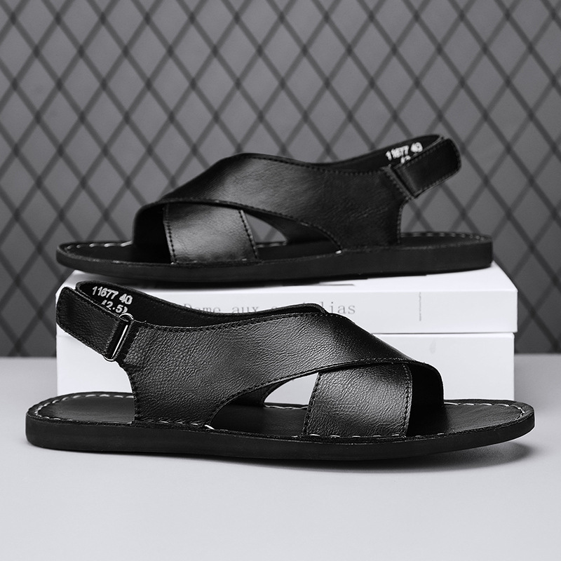 Pelle Italia Echtes Leder Sandalen