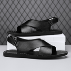 Pelle Italia Echtes Leder Sandalen