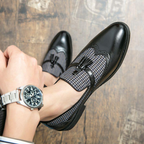 Gatsby Leder-Tassel-Loafers