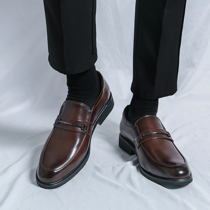 Bruno Italienische Leder Slipper