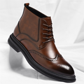 Regency Leder Brogue Stiefel