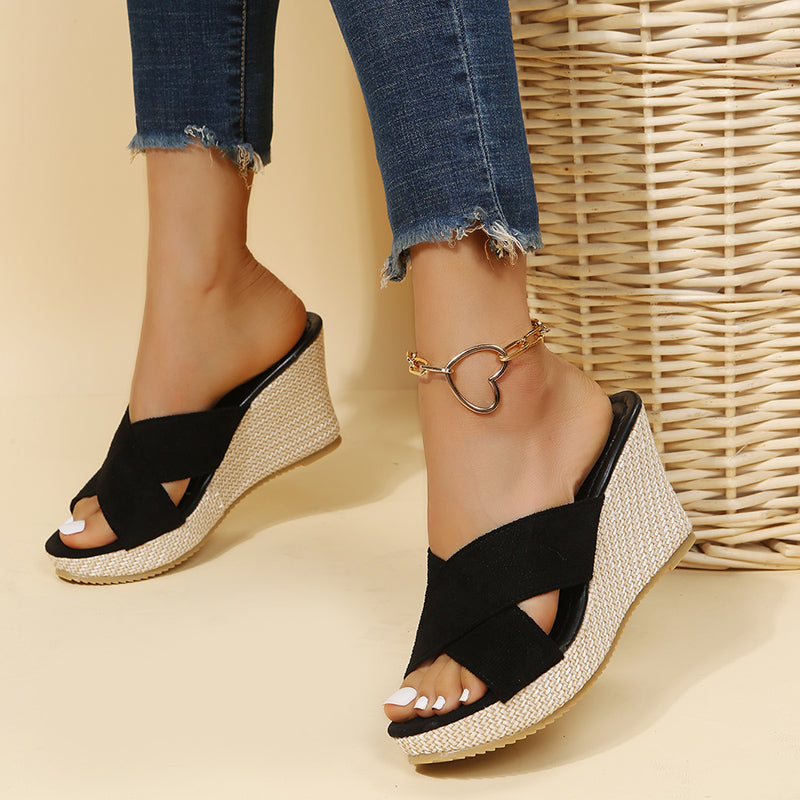 Carla – Entspannte Keil-Sandalen