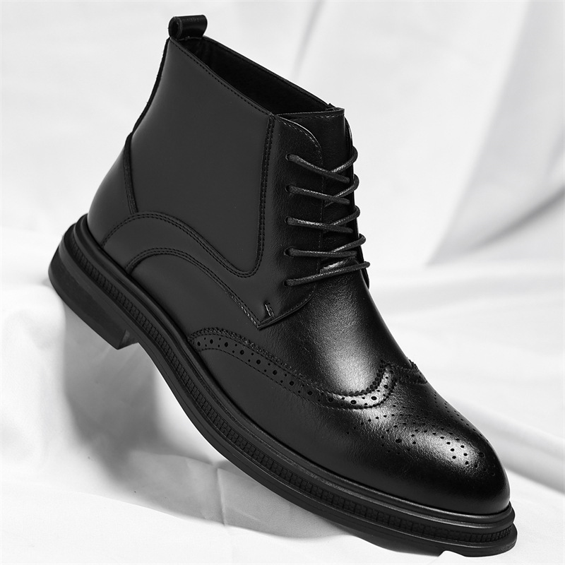 Regency Leder Brogue Stiefel