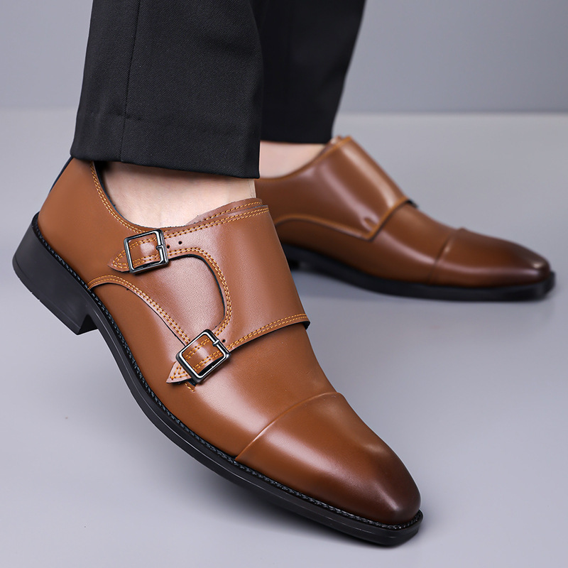 Veneto Italienische Monk Strap Loafers