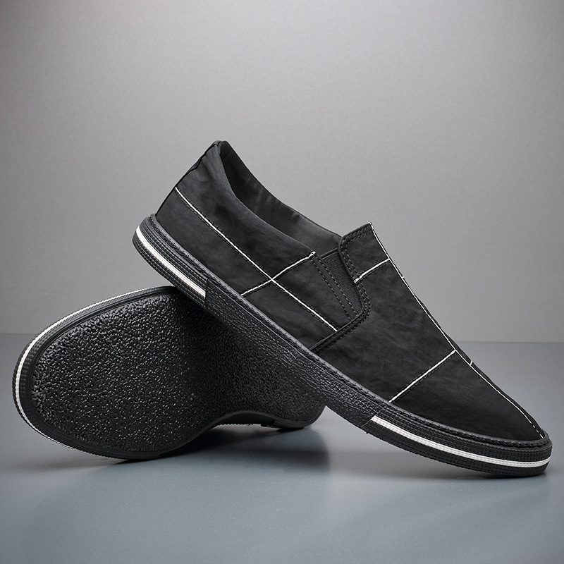 Mondrian Canvas Slip-Ons