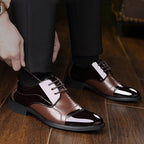 Oxford Lacklederschuhe