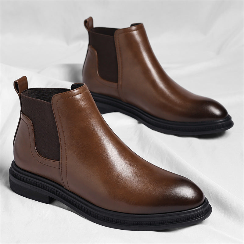 Marco Leder Chelsea Boots