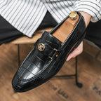 Venturo Italienische Leder Slipper