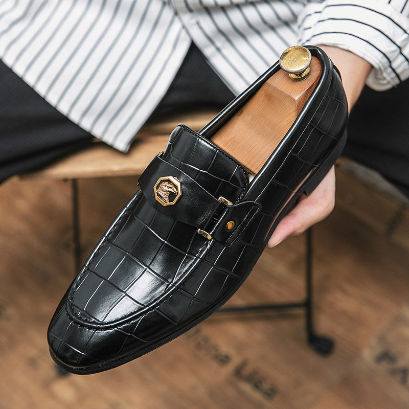 Venturo Italienische Leder Slipper