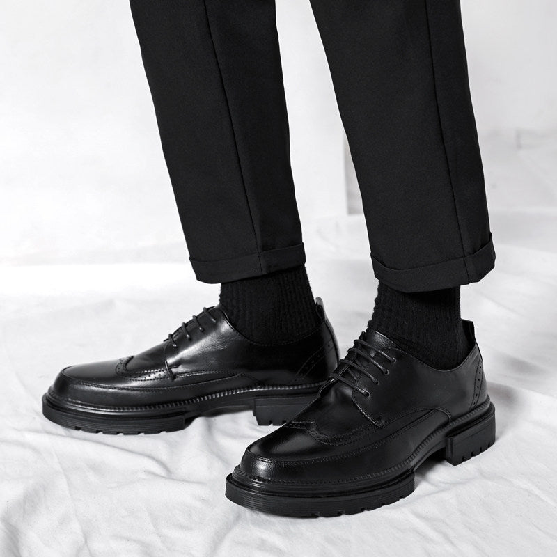 Roberto Echtes Leder Schnürschuhe