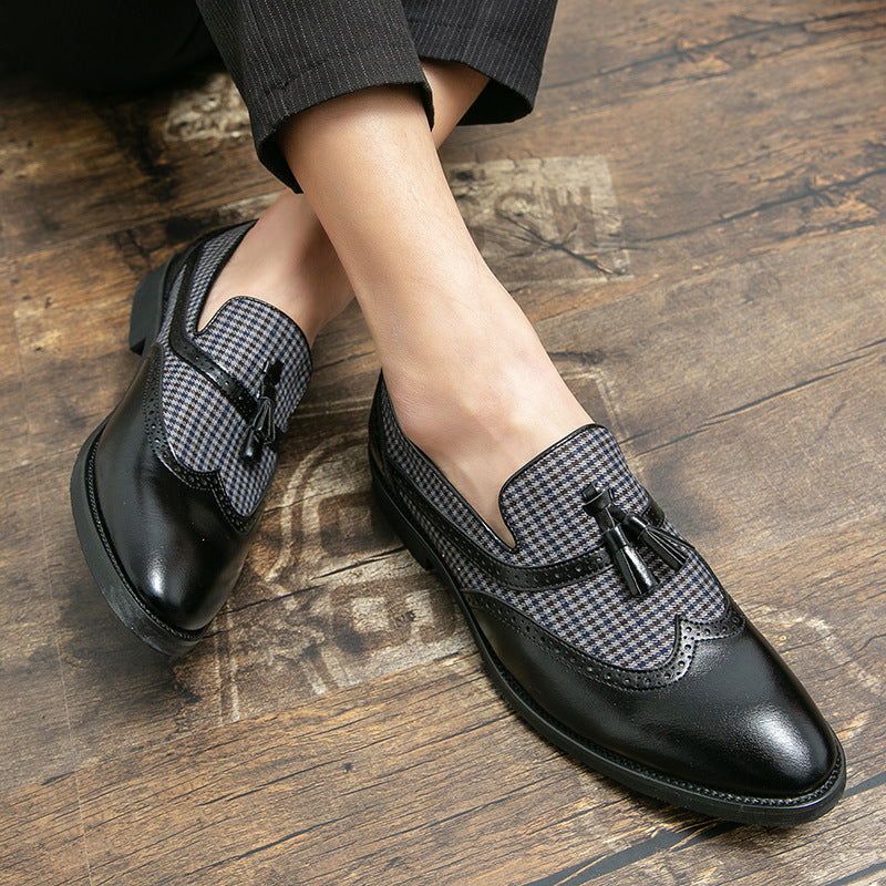 Gatsby Leder-Tassel-Loafers