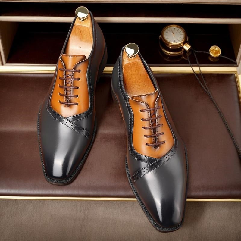 Marcello Leder Schnürschuhe