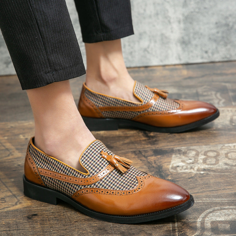 Gatsby Leder-Tassel-Loafers
