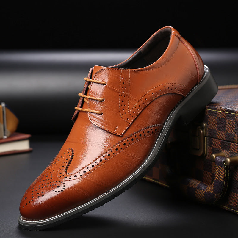 Kingston Leder Brogue Anzugschuhe