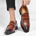 Lucca Italienische Leder Slipper