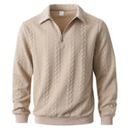 Martin | Polo Quarter Zip aus elegantem Strick