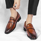Lucca Italienische Leder Slipper