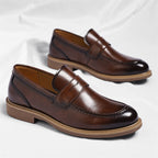 Vento Italienische Penny Loafers