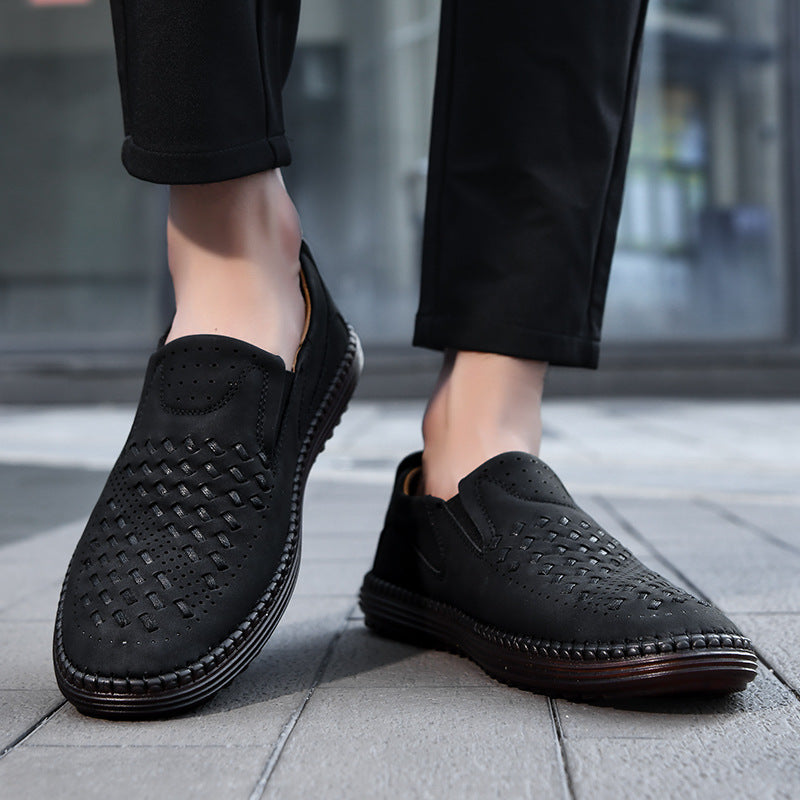 Carter Echtleder Slipper