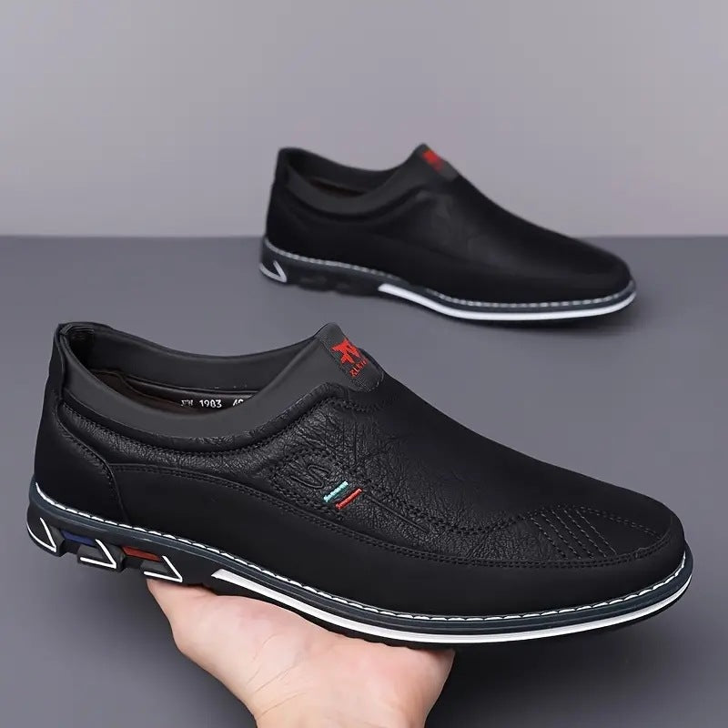 Oxford Barfuß Slip-On Schuhe
