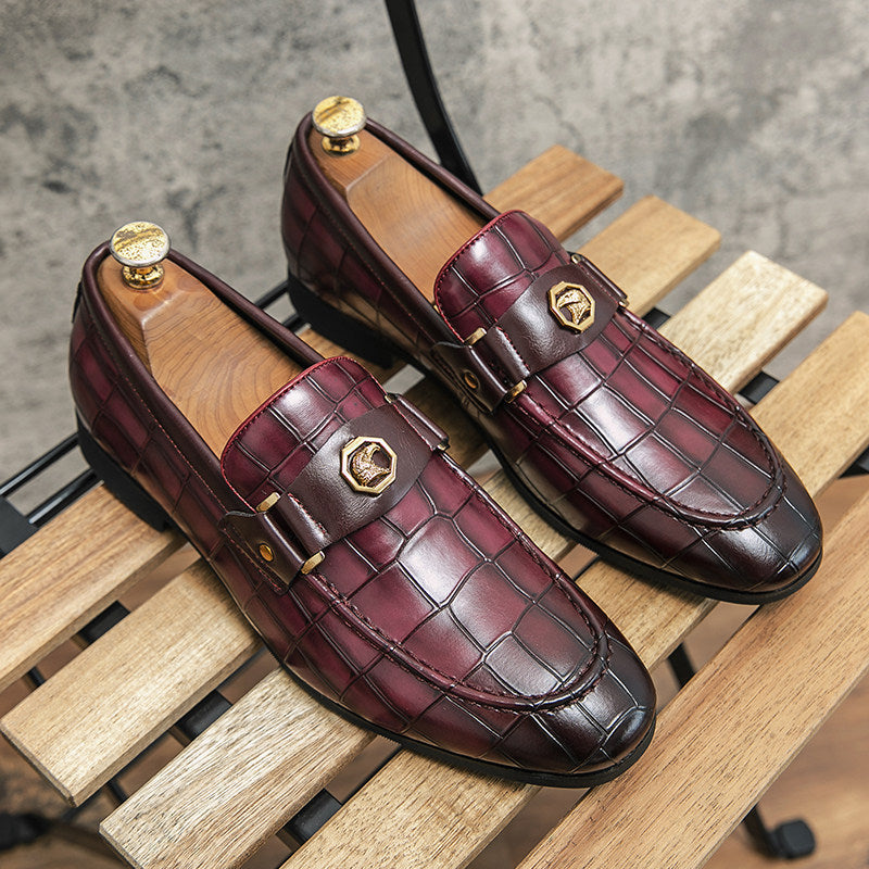 Venturo Italienische Leder Slipper