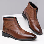 Belmont Straußenlederstiefel