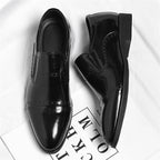 Matteo Leder Brogue Slipper