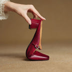 Meyra Leather Slip-On Sandals