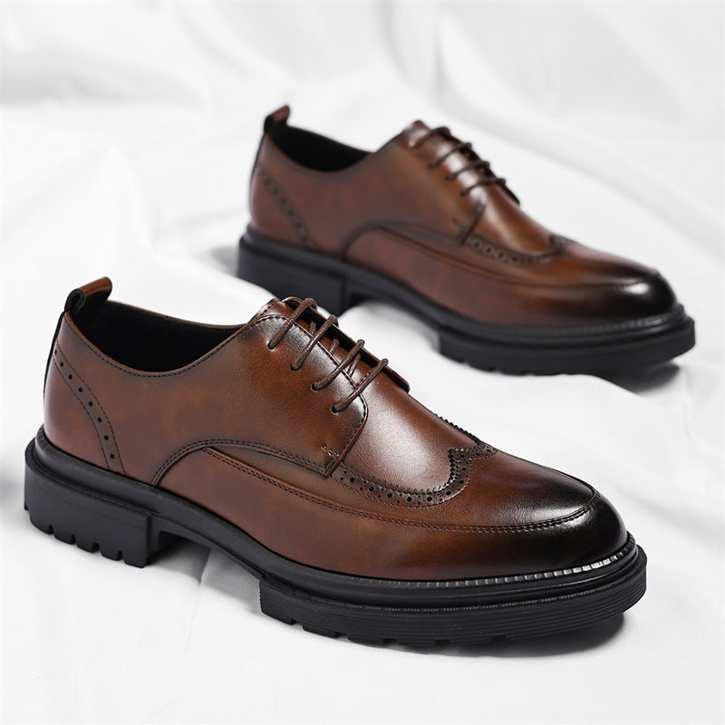 Belluno Echtes Leder Businessschuhe