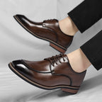 Riviera Echtleder Schnürschuhe