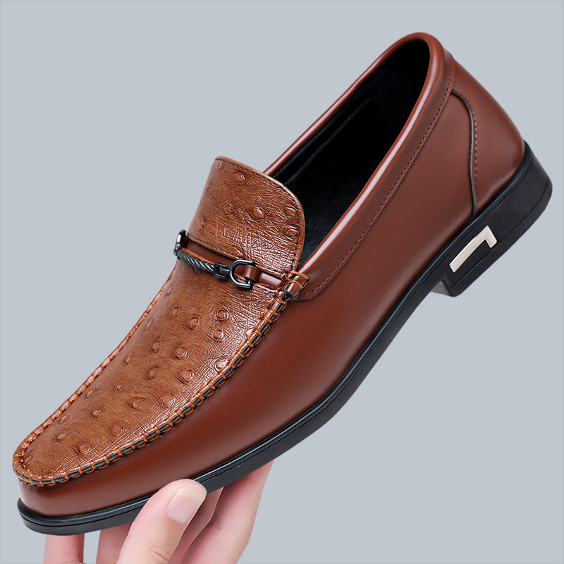 Cristiano Straußenleder Slipper