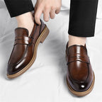 Vento Italienische Penny Loafers