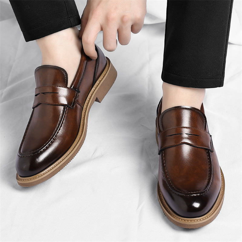Vento Italienische Penny Loafers