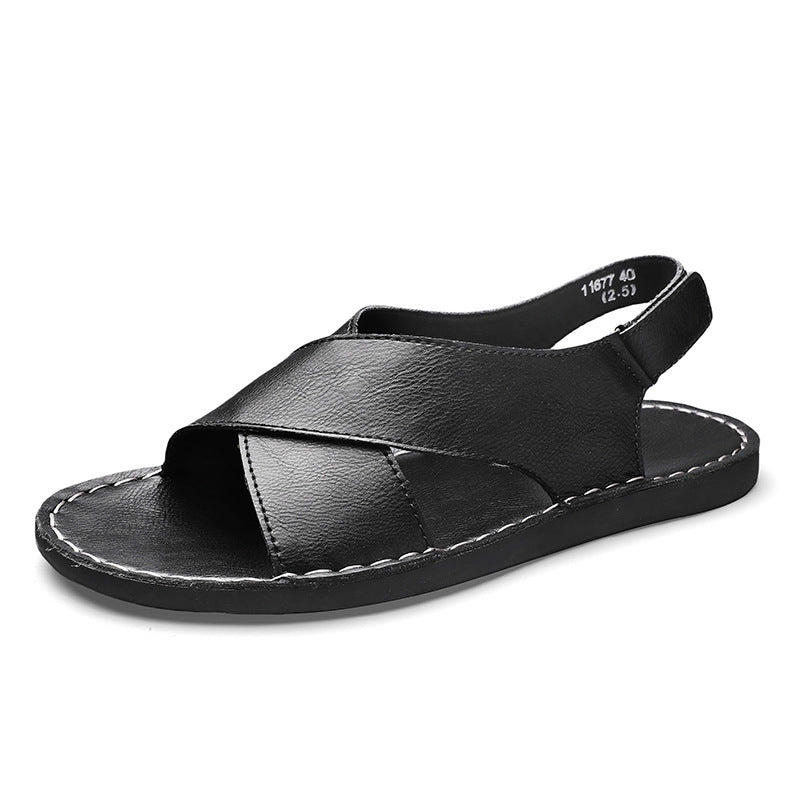 Pelle Italia Echtes Leder Sandalen
