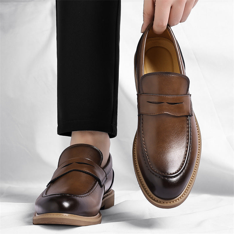 Vento Italienische Penny Loafers