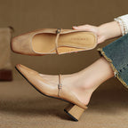 Meyra Leather Slip-On Sandals