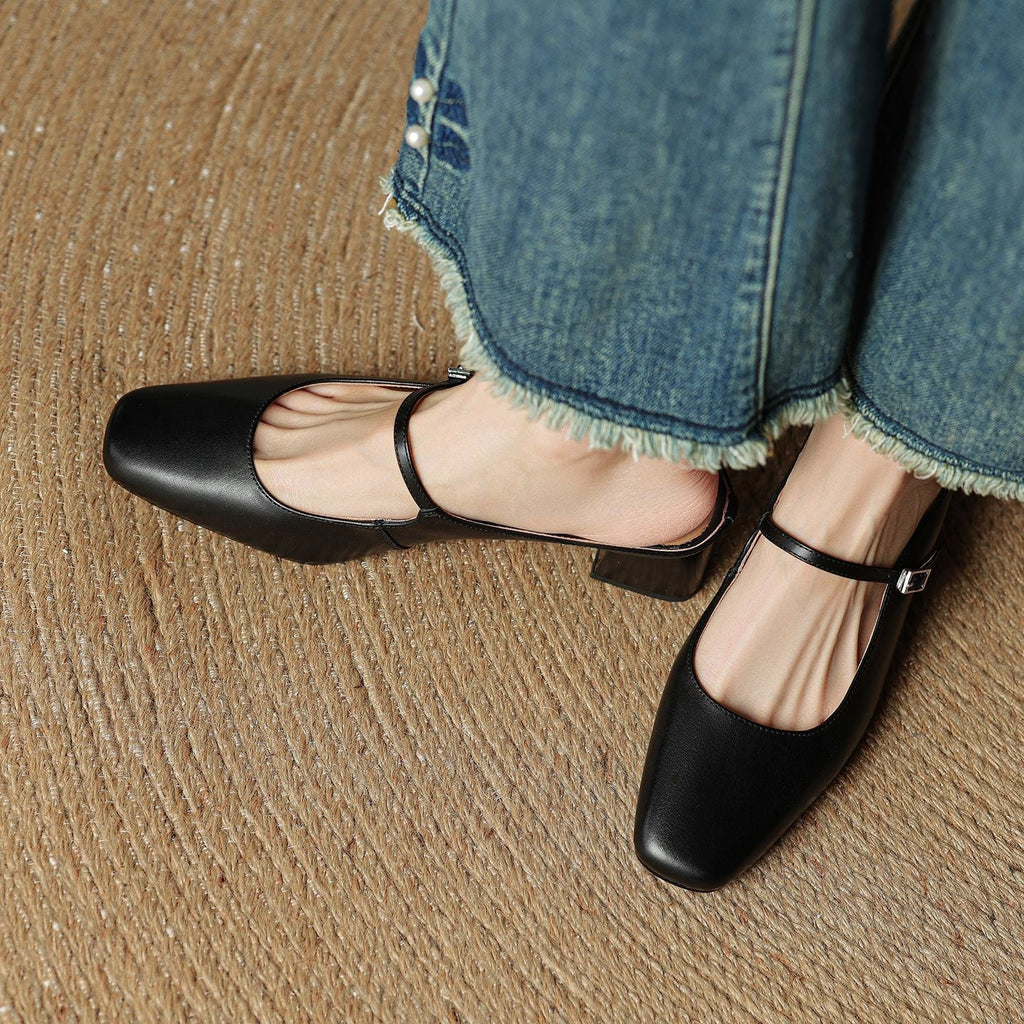 Meyra Leather Slip-On Sandals