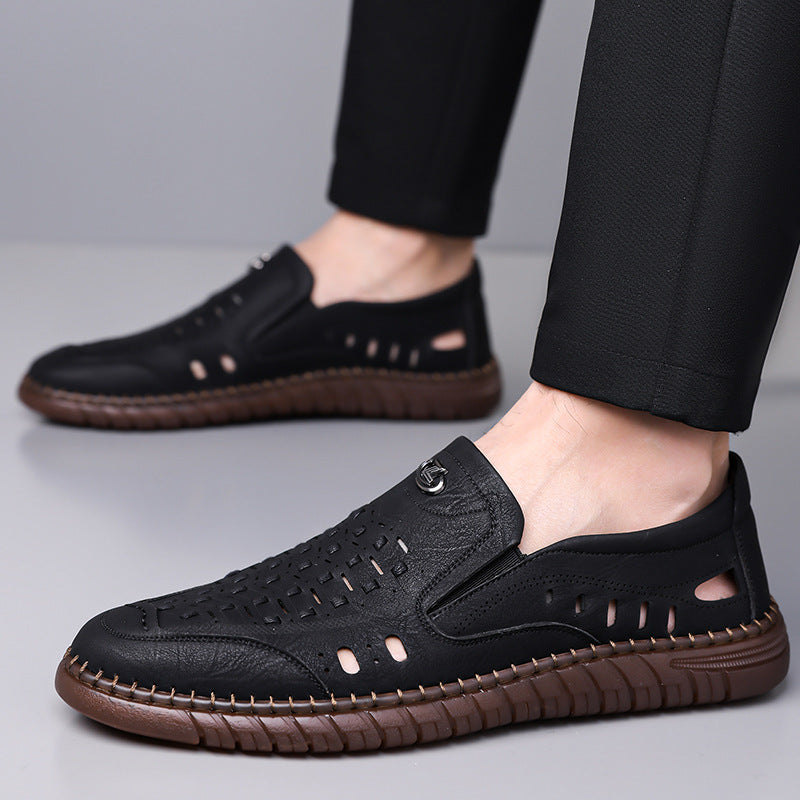 Carver Echtes Leder Schuhe