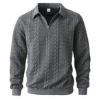 Martin | Polo Quarter Zip aus elegantem Strick