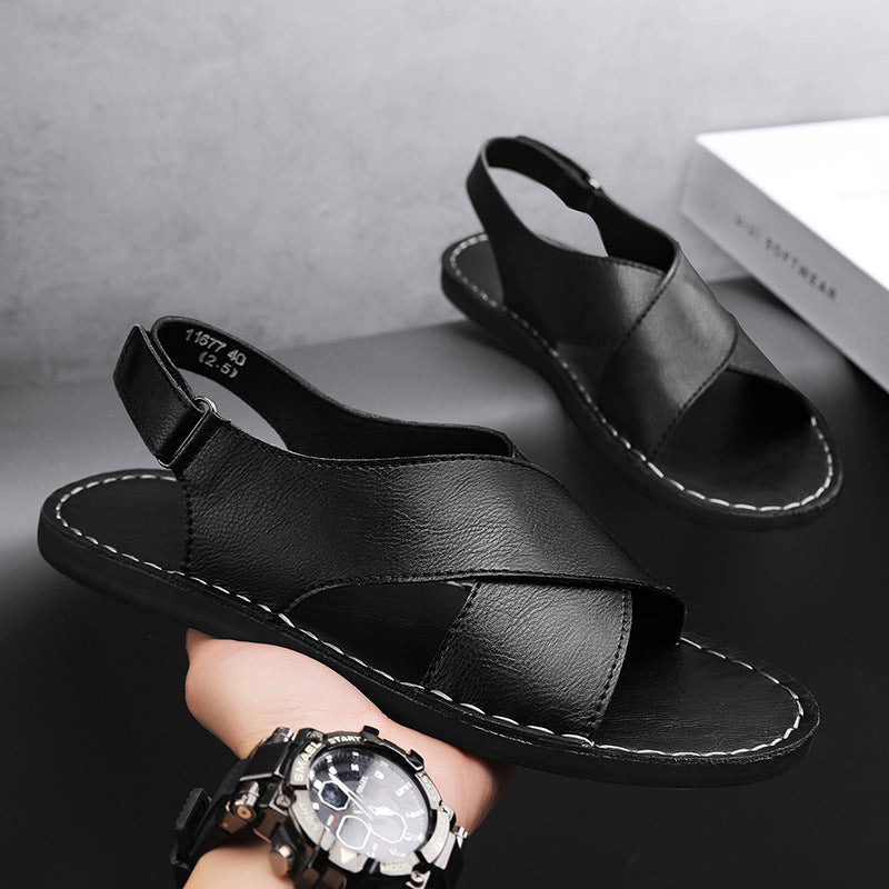 Pelle Italia Echtes Leder Sandalen