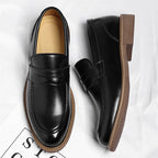 Vento Italienische Penny Loafers