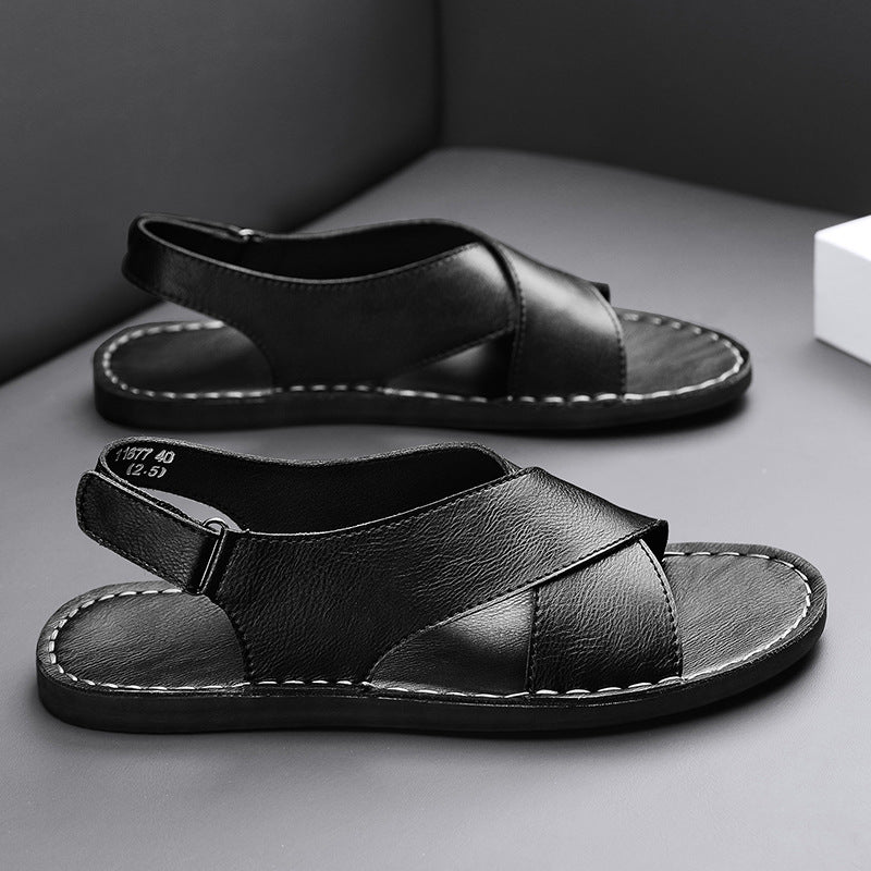 Pelle Italia Echtes Leder Sandalen