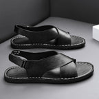 Pelle Italia Echtes Leder Sandalen