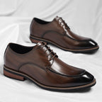 Riviera Echtleder Schnürschuhe