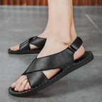 Pelle Italia Echtes Leder Sandalen